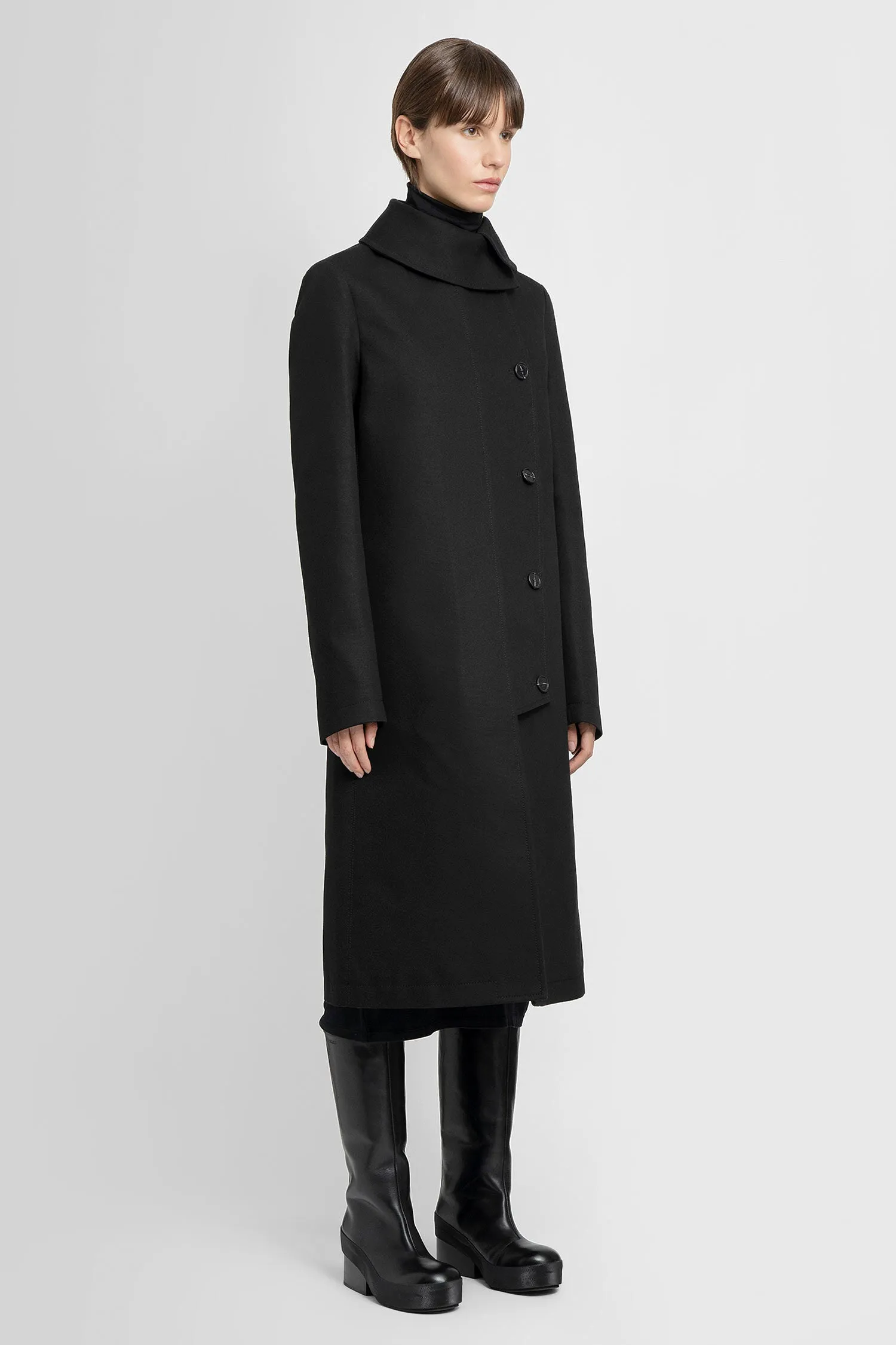 RAF SIMONS WOMAN BLACK COATS