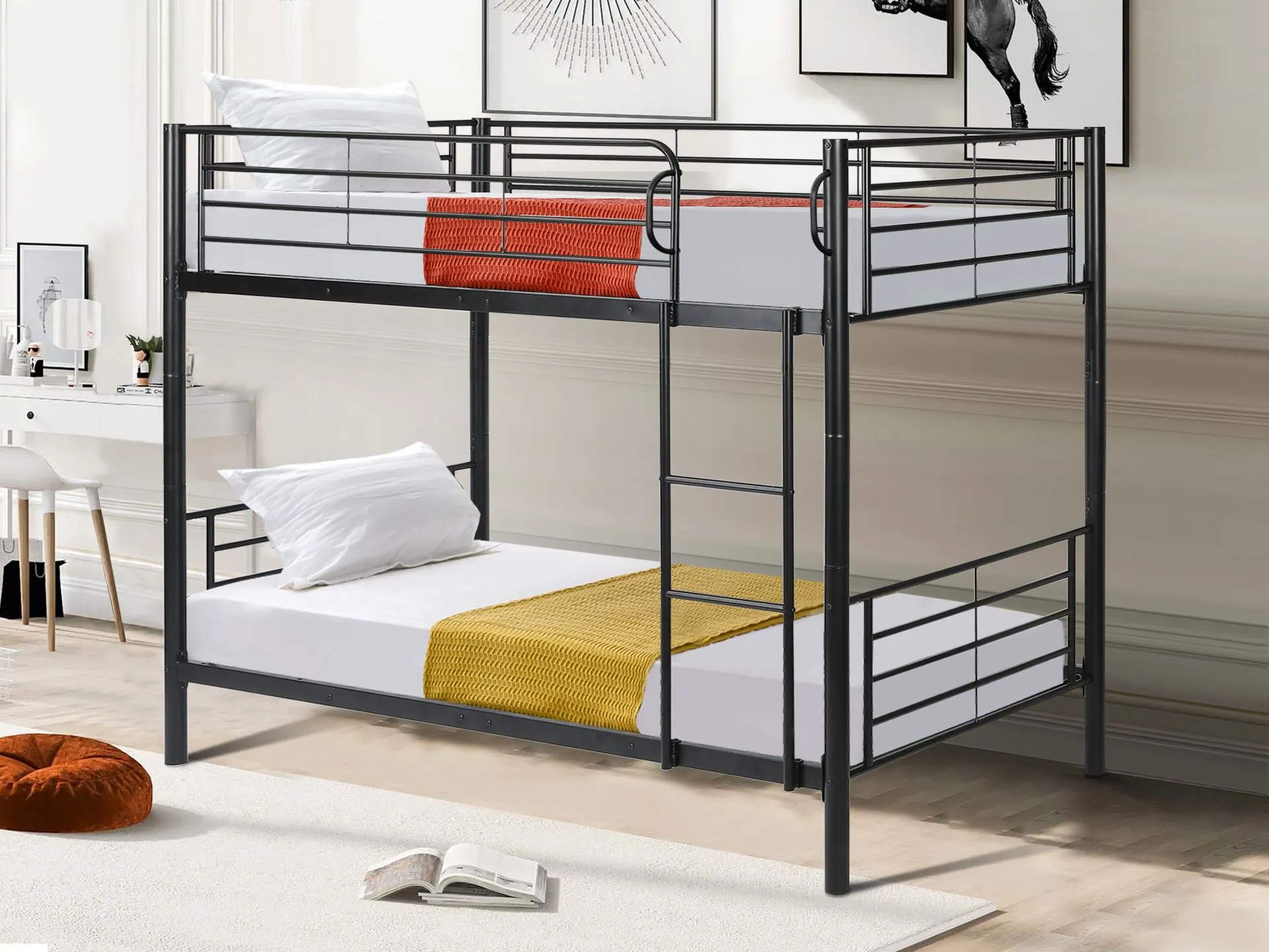 Single Metal Bunk Bed Frame