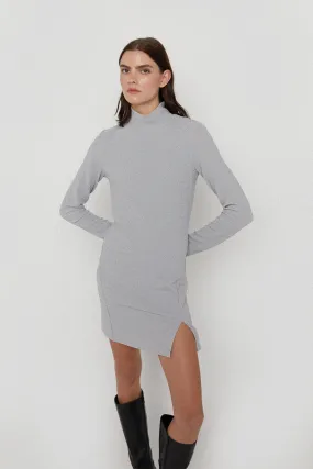 SPARKLY MOCKNECK MINI DRESS