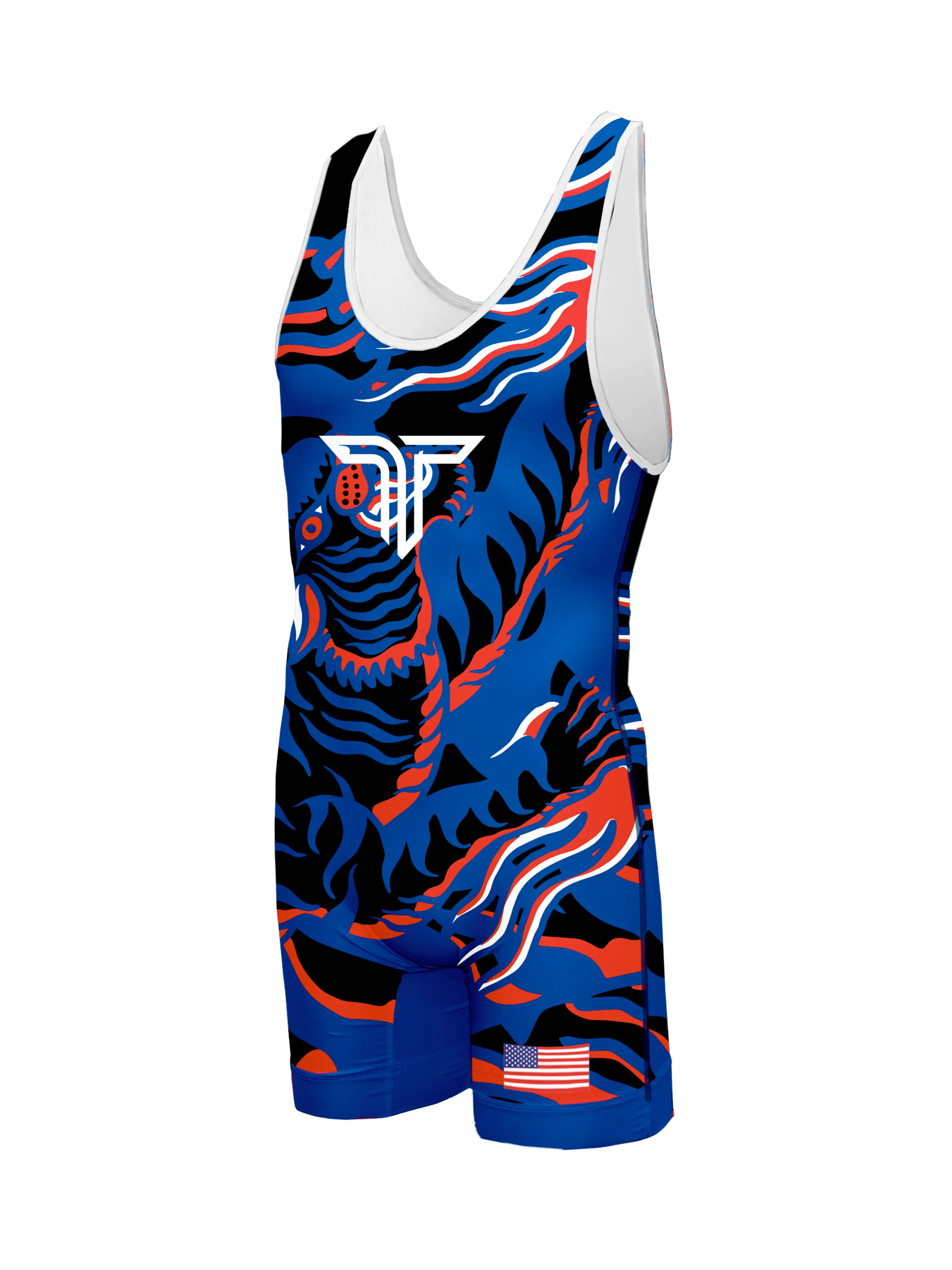 USA Tigers Wrestling Singlet