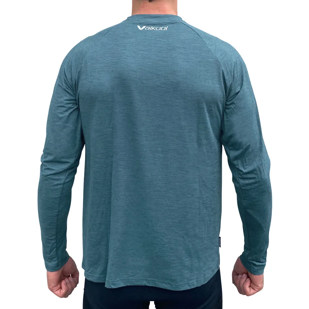 UV Performance L/S Tech Top - Ocean Blue